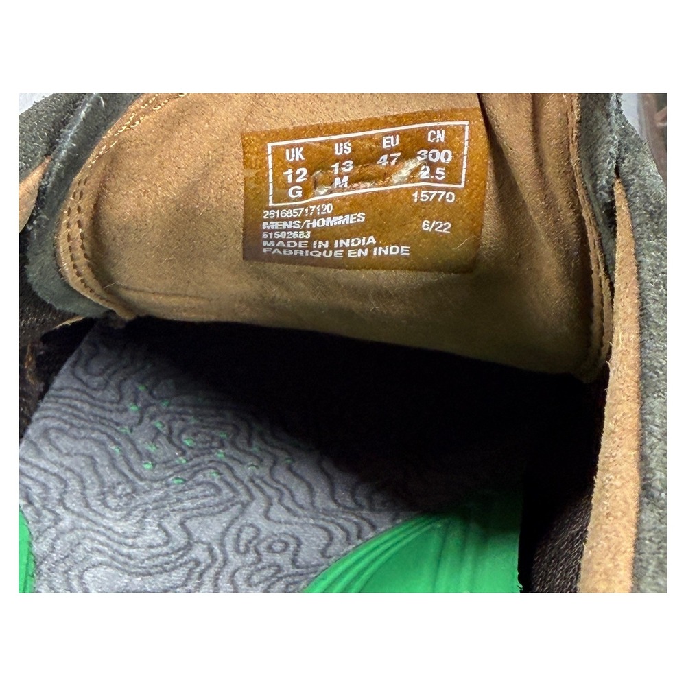 Clarks Mens Hodson Moc Olive Green Suede Casual Shoes 13 M 261685717120 - Picture 7 of 8